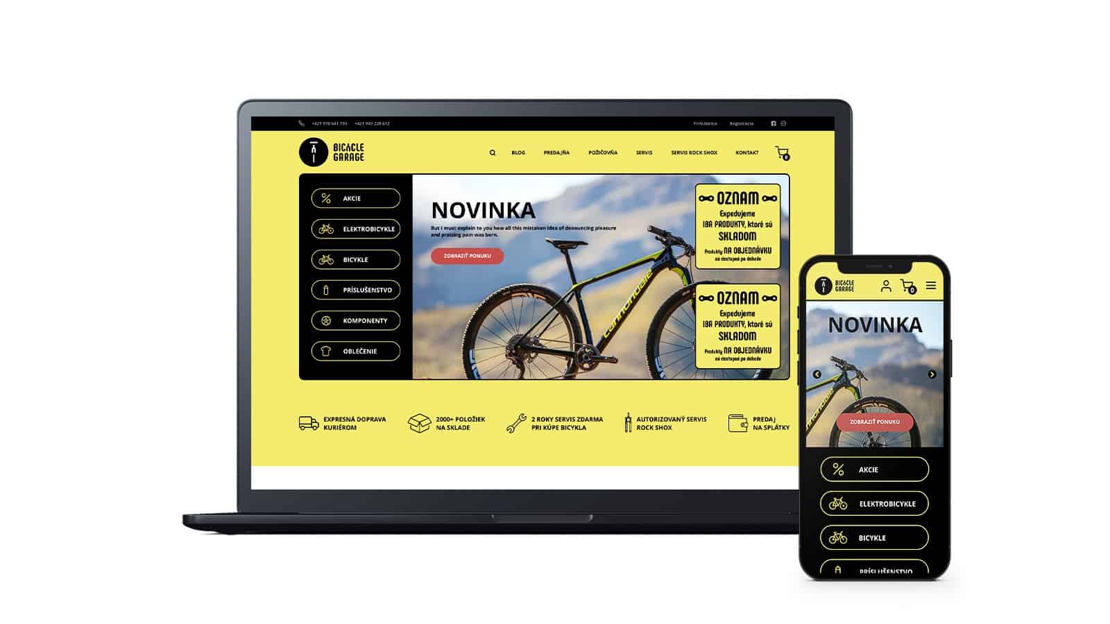 YNK media - Webdesign - Bicycle Garage